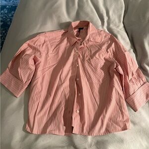 Rag & Bone Lucia striped poplin. New with tags.